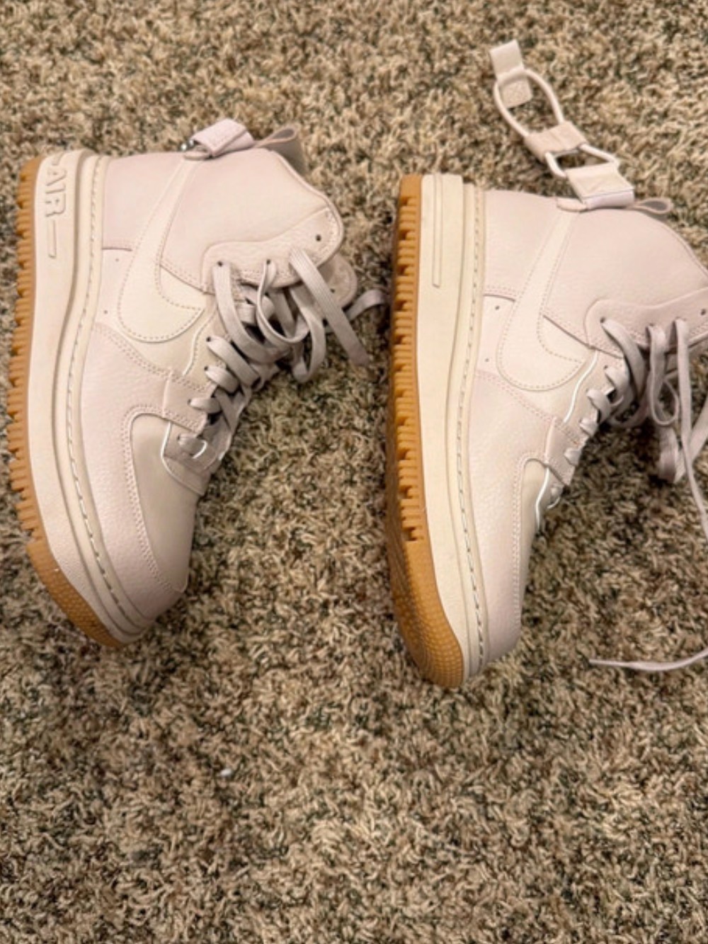 Nike Air Force 1 Utility 2.0 High Top Arctic Pink Gum Sneakers DC3584-200